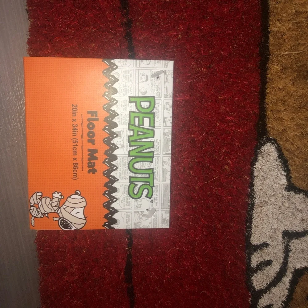 👻 Peanuts / Snoopy Happy Haunting Door Mat